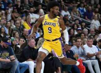 Bronny James narrowly avoids scoreless debut as Dalton Knecht steals show in Lakers preseason opener news-05102024-100417