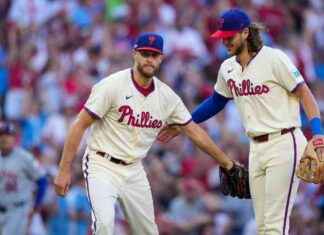 Title: Phillies Bench Slumping Third Baseman Alec Bohm in NLDS Game 2 news-07102024-102457