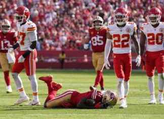 49ers WR Brandon Aiyuk Likely Suffers Torn ACL in Loss to Chiefs news-21102024-051248