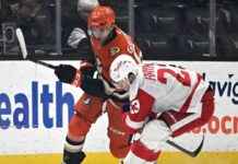 Cutter Gauthier Scores 1st NHL Goal as Anaheim Ducks Rally Past Red Wings in 6-4 Win news-17112024-125526