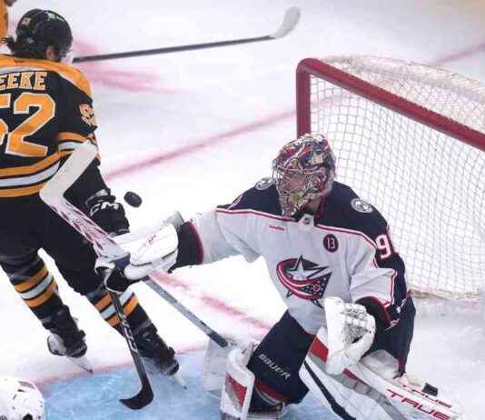 Blue Jackets Dominate Bruins with Two Short-Handed Goals: 5-1 Win news-20112024-132232