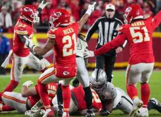 Chiefs Secure Playoff Berth with Scrappy Victory against Raiders news-30112024-054354