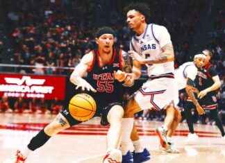 Gabe Madsen Sets 3-Point Record in Utah’s Win Over Kansas gabe-madsen-sets-3-point-record-in-utahs-win-over-kansas