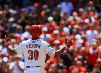 Will Benson shines as Reds sweep Guardians in dominant performance will-benson-shines-as-reds-sweep-guardians-in-dominant-performance