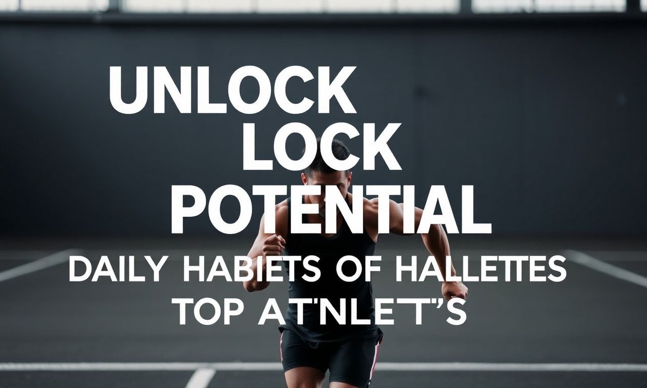 Unlock Your Potential: Daily Habits of Elite Athletes